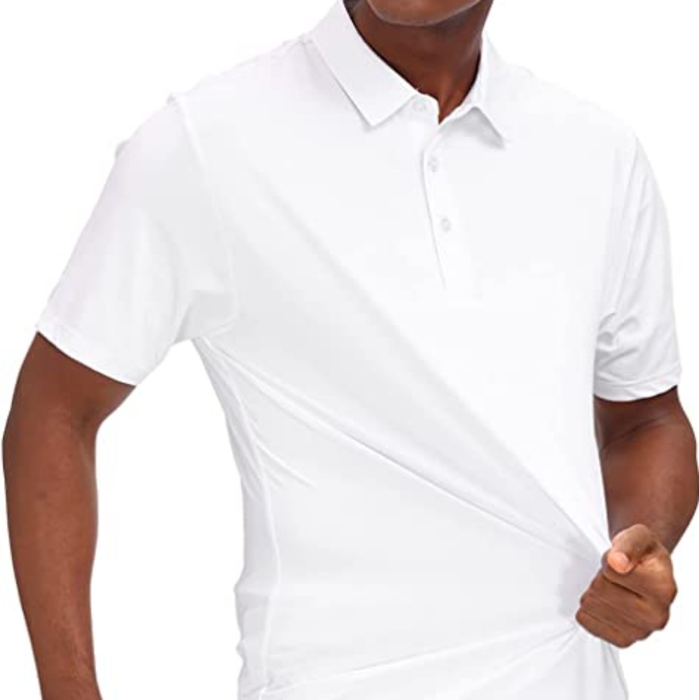 MIER Men's Golf Polo Shirt Short Sleeve Sun Protection